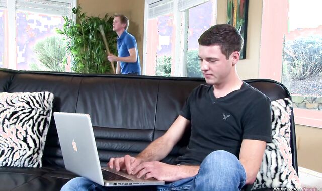 Next Door Lad:voyeur 2 Delicate Twunks Lure and Taunt in Tandem