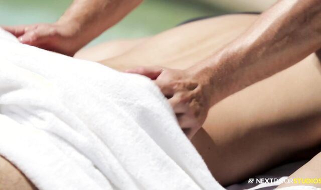 Next Door Originals:spycam Cooling Off in the Pool