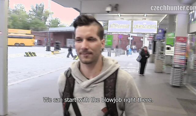 Czech Hunter:voyeur Unraveling His Timid Layers