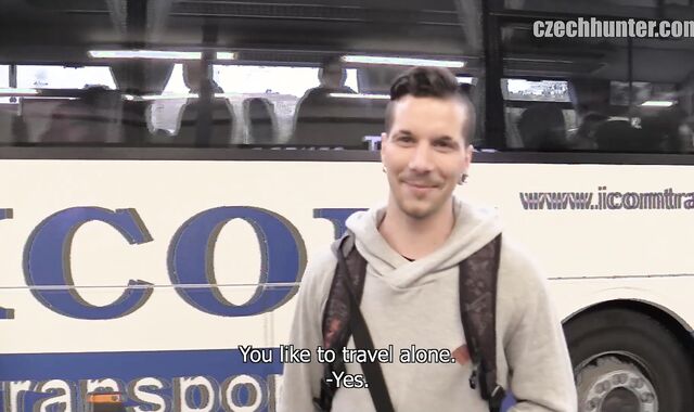 Czech Hunter:voyeur Unraveling His Timid Layers