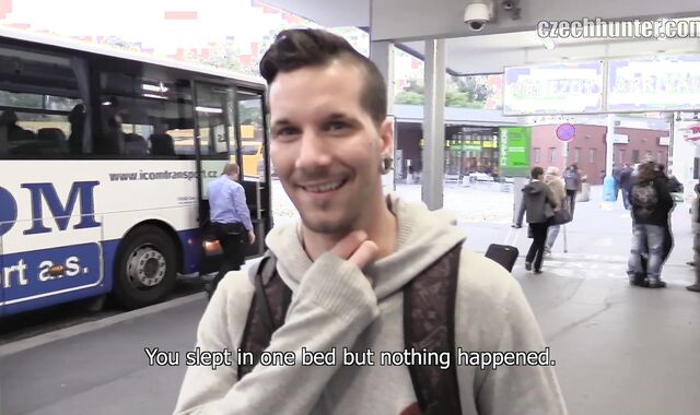 Czech Hunter:voyeur Unraveling His Timid Layers