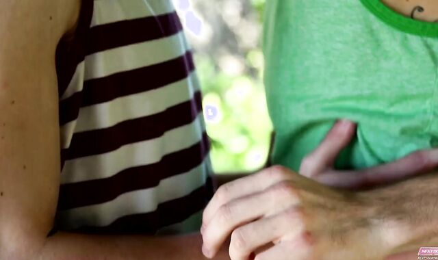 Next Door Lad:spycam Barebacking Around the Garden