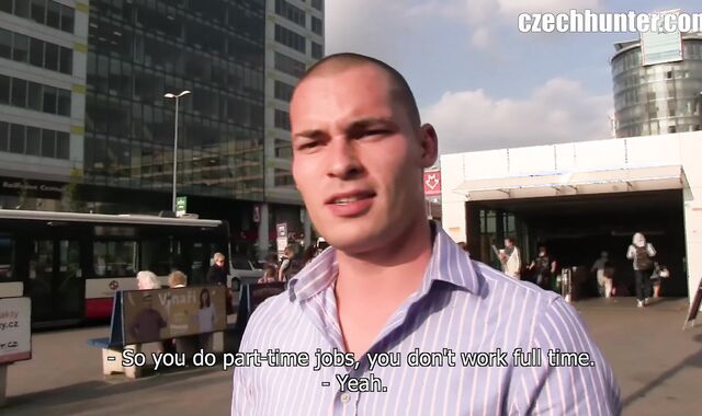 Czech Hunter:voyeur The Price of a Salami at Prague's Verge