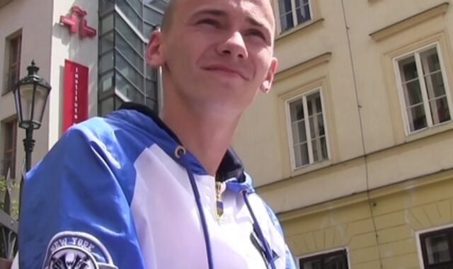 Czech Hunter:spycam Bashful Banker Takes His First-ever SUCKY-SUCKY Currency at Embassy