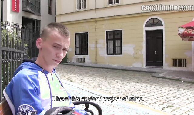 Czech Hunter:spycam Bashful Banker Takes His First-ever SUCKY-SUCKY Currency at Embassy