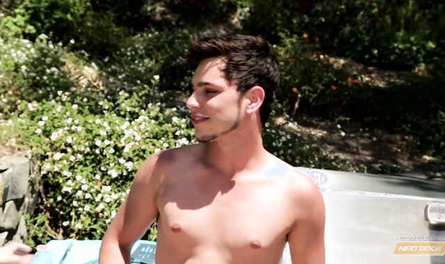 Next Door Youngster:spycam Bulky Guys BBQ Bonanza