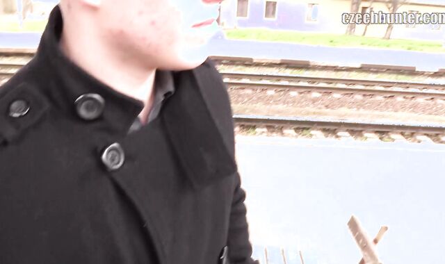Czech Hunter:voyeur Waiting on the Platform for Barred Joy