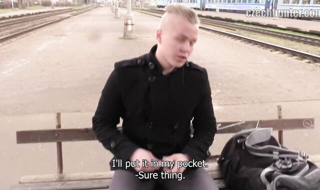 Czech Hunter:voyeur Waiting on the Platform for Barred Joy