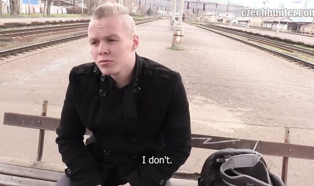 Czech Hunter:voyeur Waiting on the Platform for Barred Joy