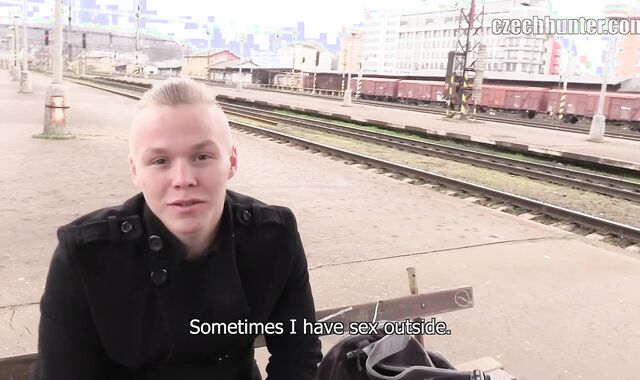 Czech Hunter:voyeur Waiting on the Platform for Barred Joy