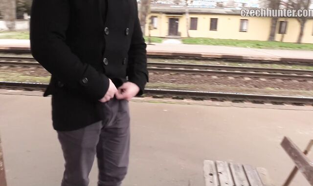 Czech Hunter:voyeur Waiting on the Platform for Barred Joy
