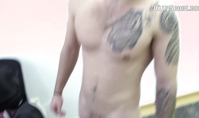 Filthy Scout:voyeur Whipping out Ultra-kinky Cravings with a Macho Immigrant