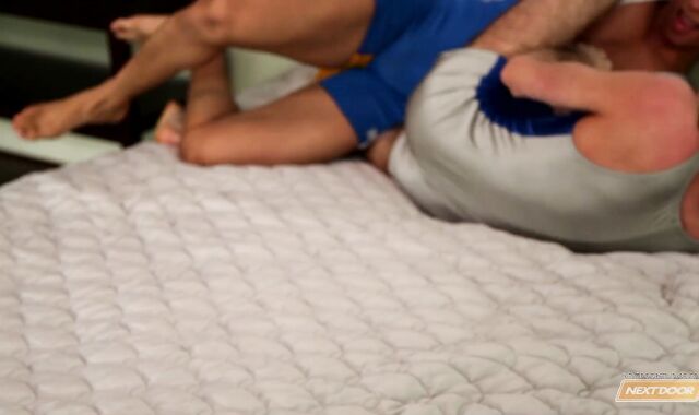 Next Door Twunk:voyeur Degustating Each Other's Appetizing Handles