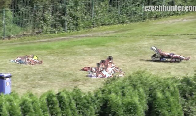 Czech Hunter:Cam Summer Enjoy in The Open Air Pool