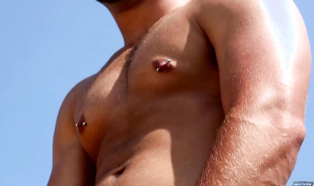 Next Door Masculine:voyeur Unsheathing Numerous Piercings