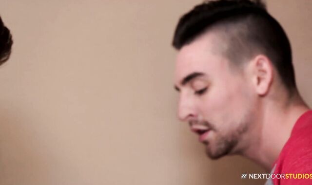 Next Door Lad:voyeur Under the Watchful Eye of Johnny and Cole