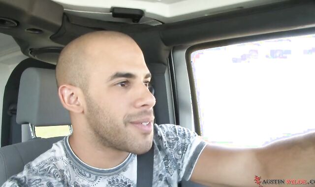 Austin Wilde:voyeur Jacking Austin Wilde's Bulky Exterior