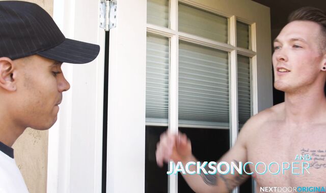 Next Door Originals:spycam Jackson absorbs Anthony's weenie