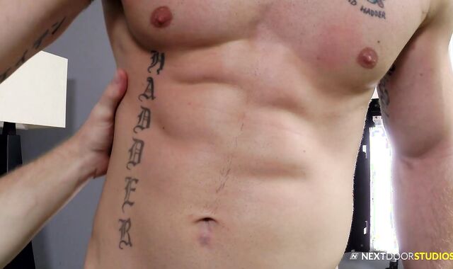 Next Door Audition:voyeur Country Fellow Takes a Rail