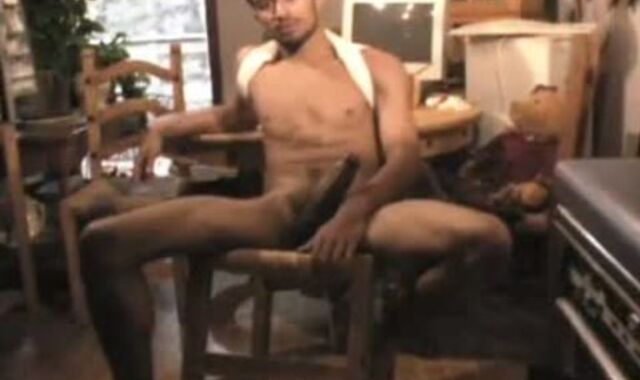 overweight knob oozing With uber-cute ball nut-juice