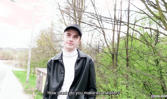 Czech Hunter:spycam Waiter's Very first Taste of Gigantic Spunk-pumps