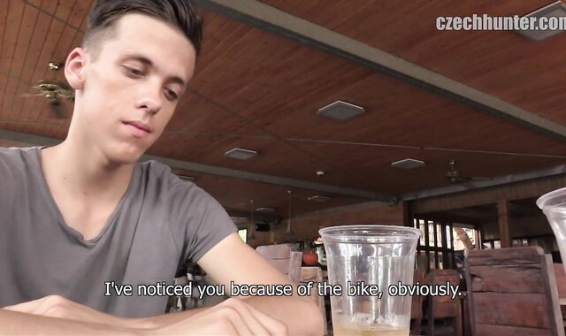 Czech Hunter:spycam Beachside Biking Bonanza for Folks