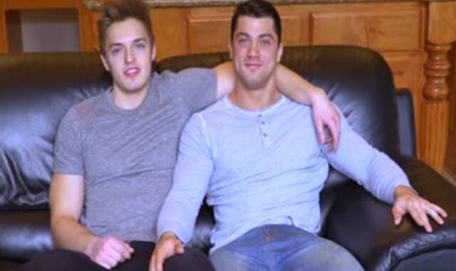 18 age teen Muscle guy Collin Opened up Blake's muddy bum