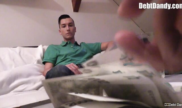 Debt Dandy:spycam Rigid-Earned Currency for His Delicate Lips