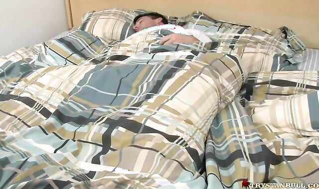 Trystan Bull:spycam Freeing Trystan's Morning Cock