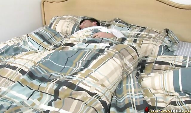 Trystan Bull:spycam Freeing Trystan's Morning Cock