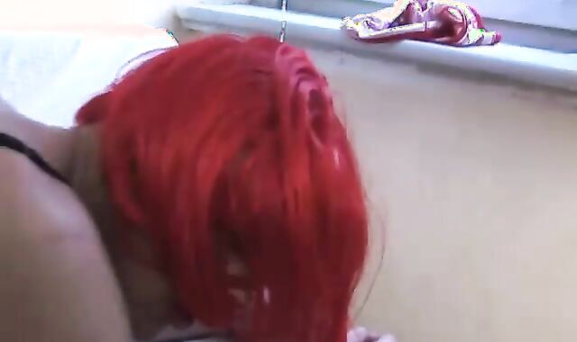 Cross Dresser enjoys this manhood