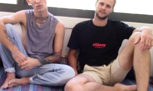 AmateursDoIt:spycam Inked Maxime heads for rock-hard nailining