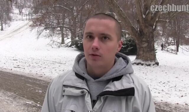 Czech Hunter:spycam Faggot Snow Adventures in Prague