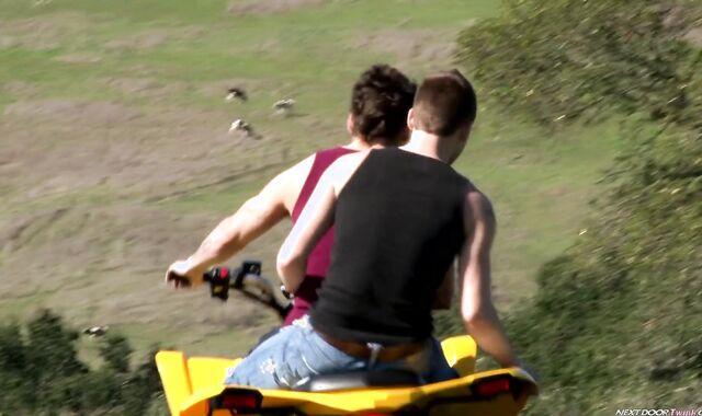 Next Door Lad:voyeur 2 Jocks Neat Up After a Rail