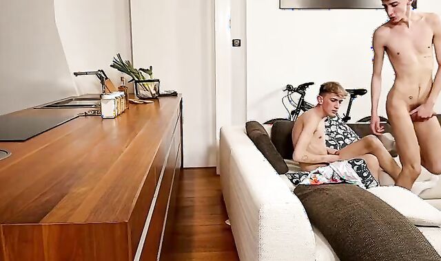 vehement nude With gigantic Uncircumcised shlong