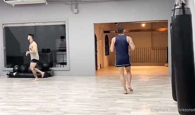 Rock-hard Gam Exercise With My Counterpart Then Showered jointly