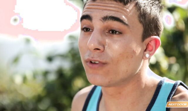 Next Door Lad:spycam Ace's Golden Fever by the Pool