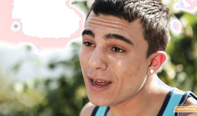 Next Door Lad:spycam Ace's Golden Fever by the Pool