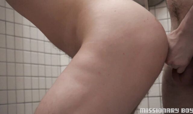 MissionaryBoys:spycam Timid Aged Call smooching each other nailing