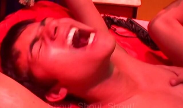 OTB Boyz:voyeur Youthfull Damian subjugated bum-plow in the sofa