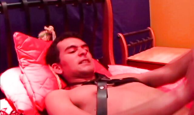 OTB Boyz:voyeur Youthfull Damian subjugated bum-plow in the sofa