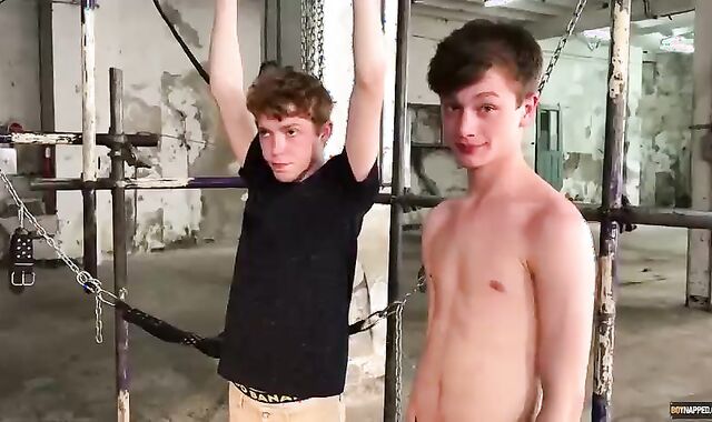 subjugated teenagers Toyed with And ravaged In coarse nude Four way