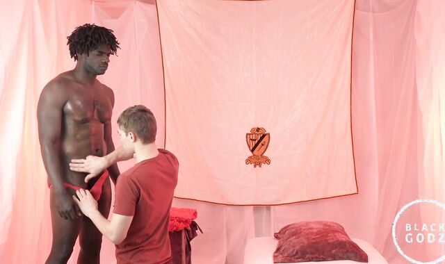 Dark-hued Godz:voyeur Ample Darron Bluu senses like pounding stiff