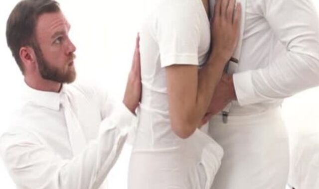 MormonBoyz-spycam compliant youngster romps 2 father guys