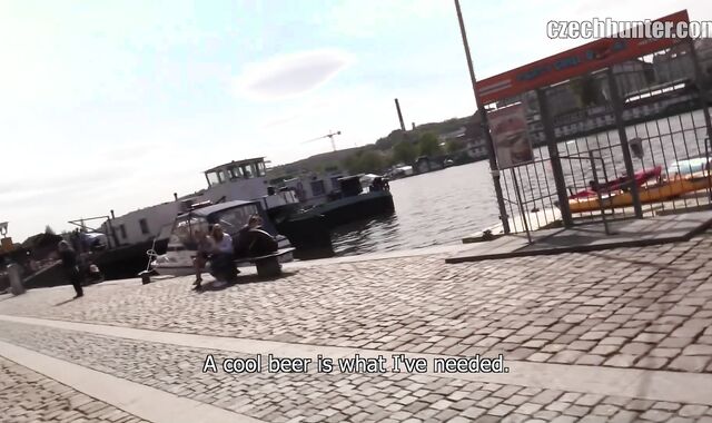 Czech Hunter:voyeur From Despair to Rapture by Vltava Sea