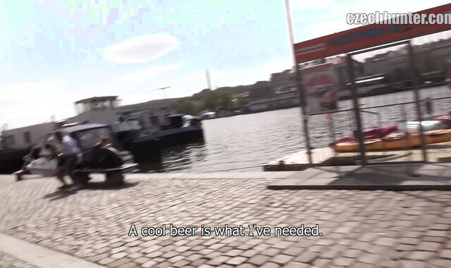 Czech Hunter:voyeur From Despair to Rapture by Vltava Sea