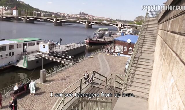 Czech Hunter:voyeur From Despair to Rapture by Vltava Sea