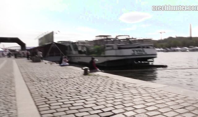 Czech Hunter:voyeur From Despair to Rapture by Vltava Sea