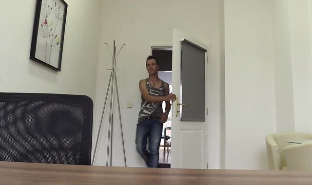 Sloppy Scout:spycam Bribing His Way into the Job