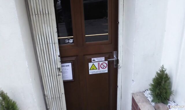 Czech Hunter:voyeur Degustating Barred Fruits at the Local Pub